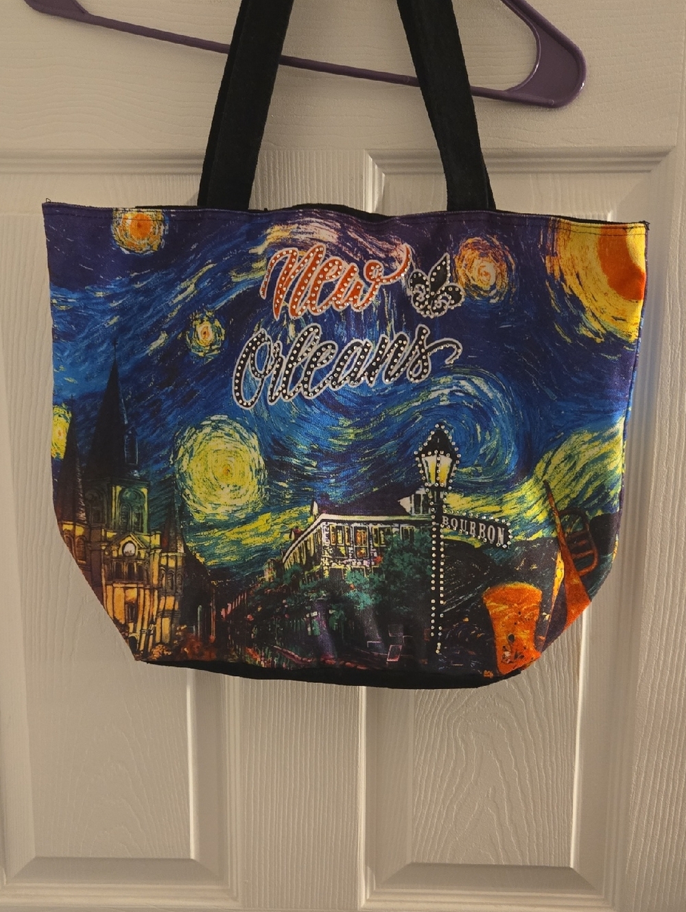 New Orleans Starry Night Tote Bag